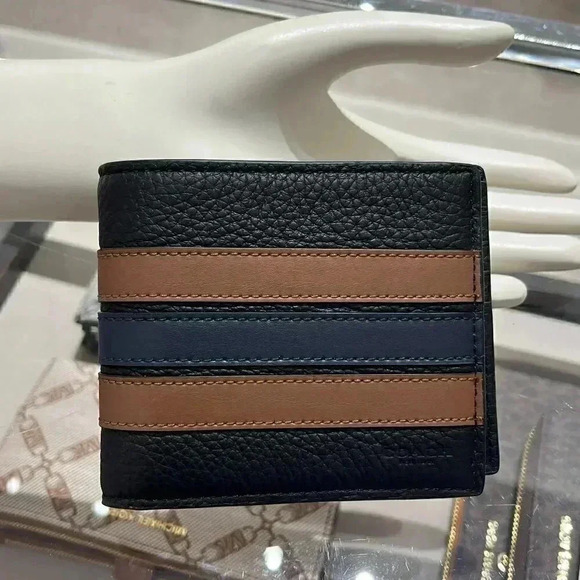 Coach 3 In 1 Wallet With Varsity Stripe - Picture 1 of 10